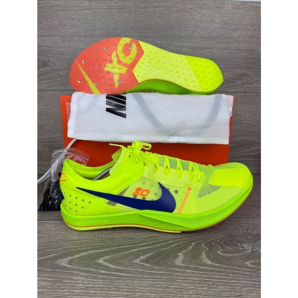 Nike ZoomX Dragonfly XC Men’s Sz 15 Volt Concord Total Orange Track Cleat Shoes